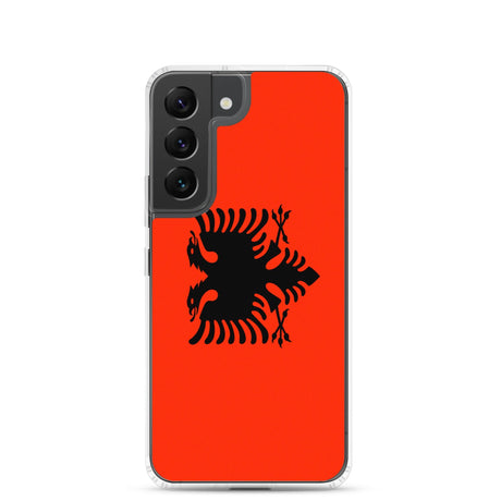 Coque Téléphone Drapeau de l'Albanie - Pixelforma