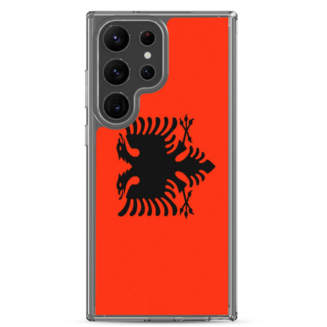 Coque Téléphone Drapeau de l'Albanie - Pixelforma