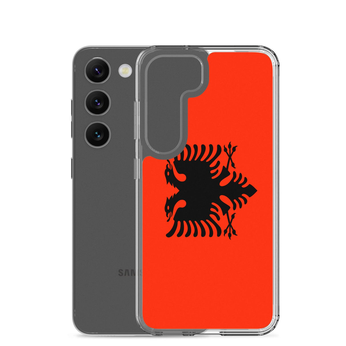 Coque Téléphone Drapeau de l'Albanie - Pixelforma