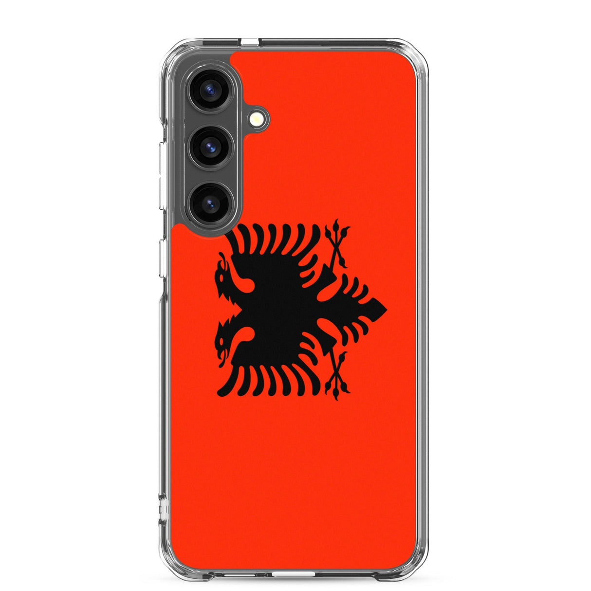 Coque Téléphone Drapeau de l'Albanie - Pixelforma 
