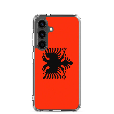 Coque Téléphone Drapeau de l'Albanie - Pixelforma 