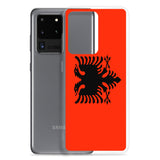 Coque Téléphone Drapeau de l'Albanie - Pixelforma