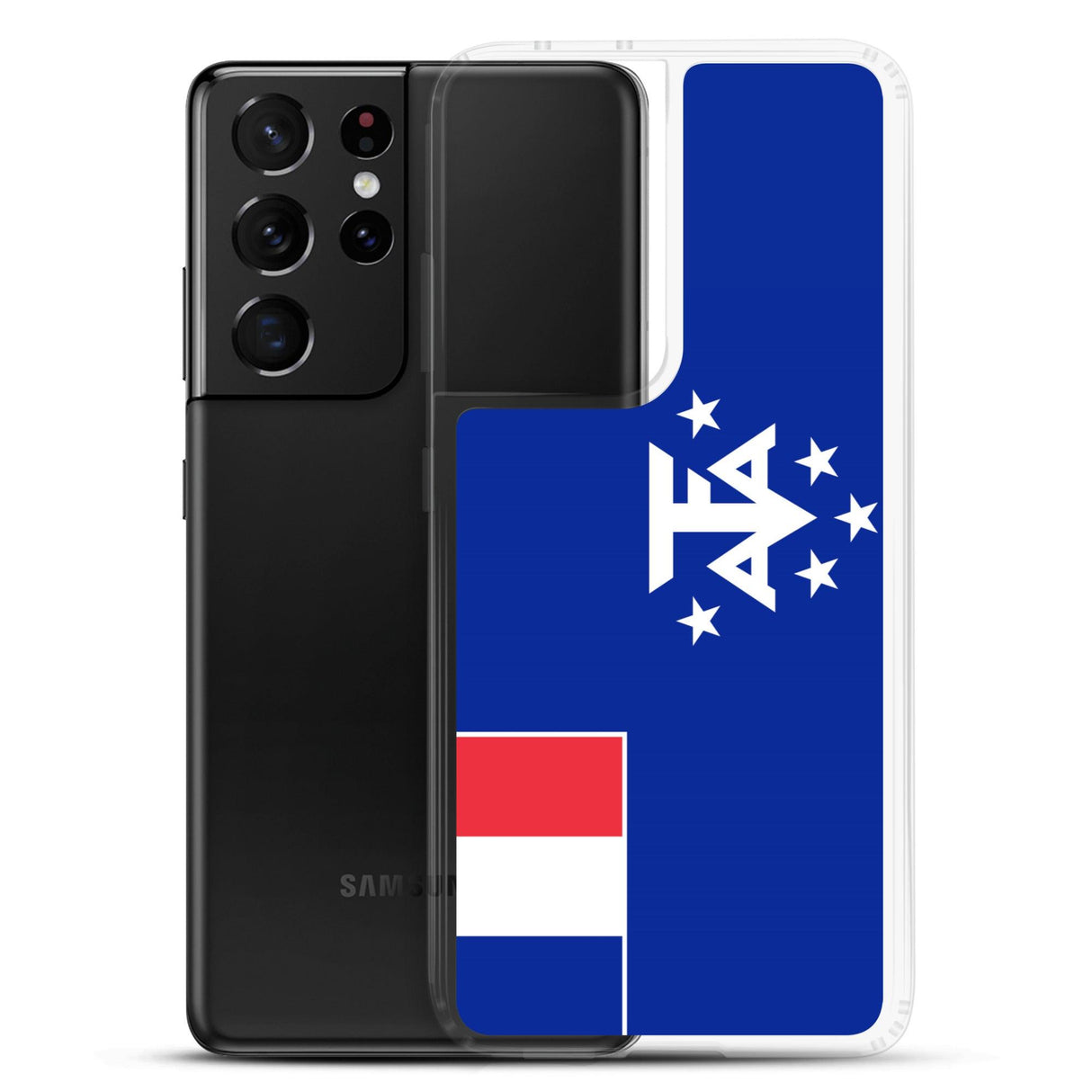 Coque Téléphone Drapeau de l'Antarctique française - Pixelforma