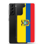 Coque Téléphone Drapeau de l'Équateur - Pixelforma