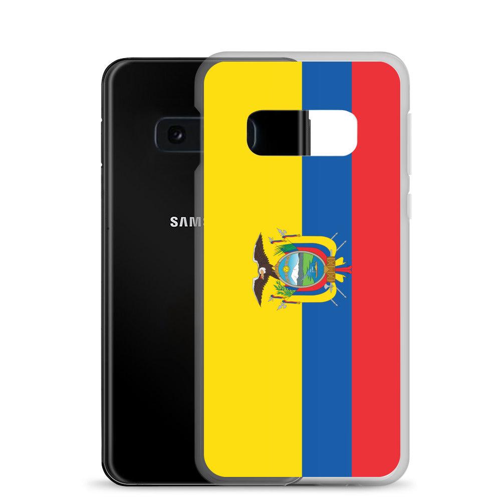 Coque Téléphone Drapeau de l'Équateur - Pixelforma