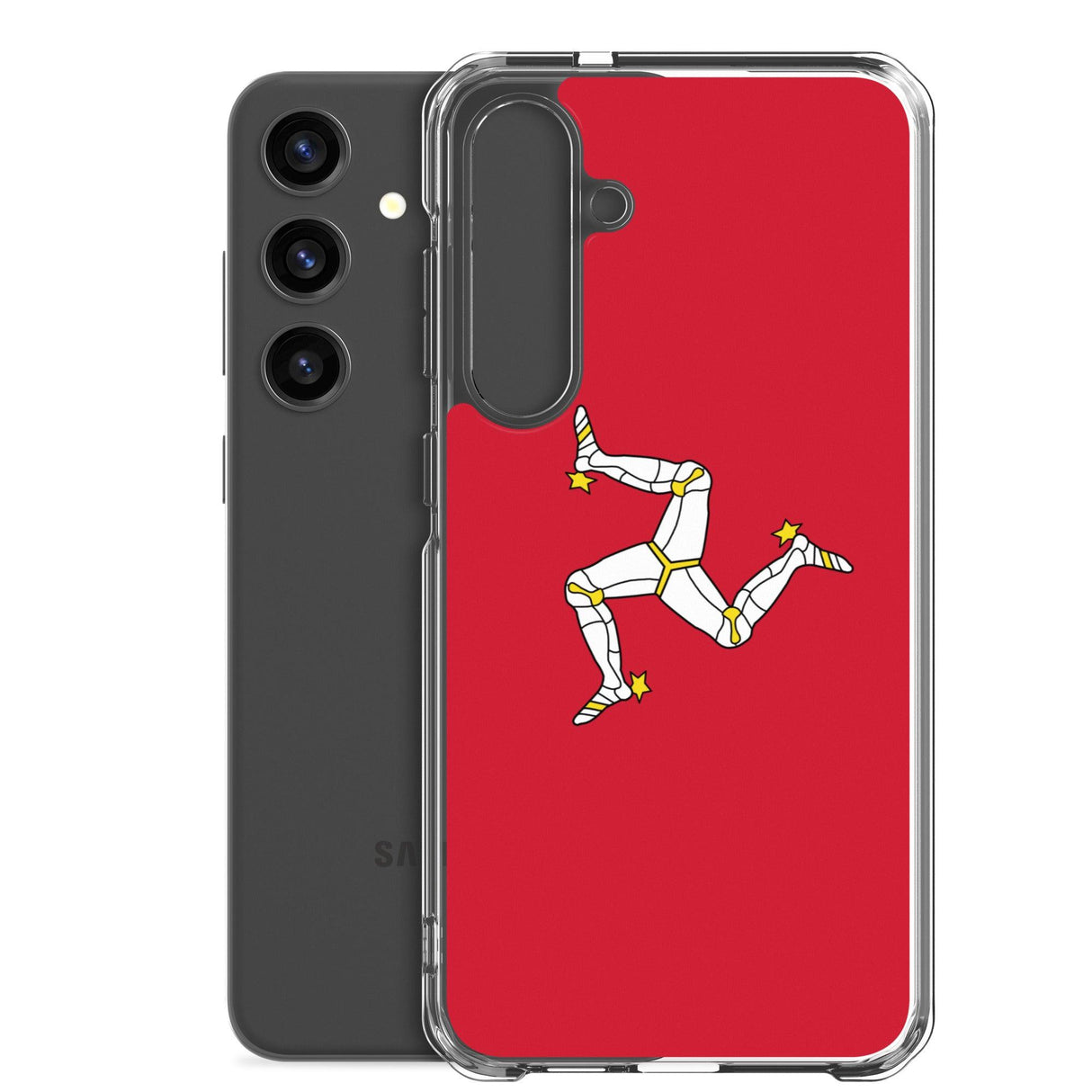 Coque Téléphone Drapeau de l'île de Man - Pixelforma