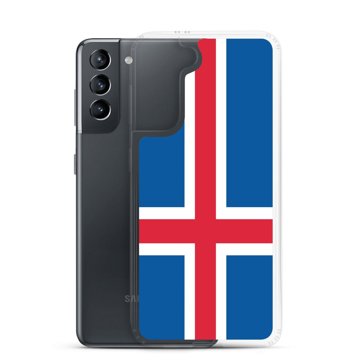 Coque Téléphone Drapeau de l'Islande - Pixelforma