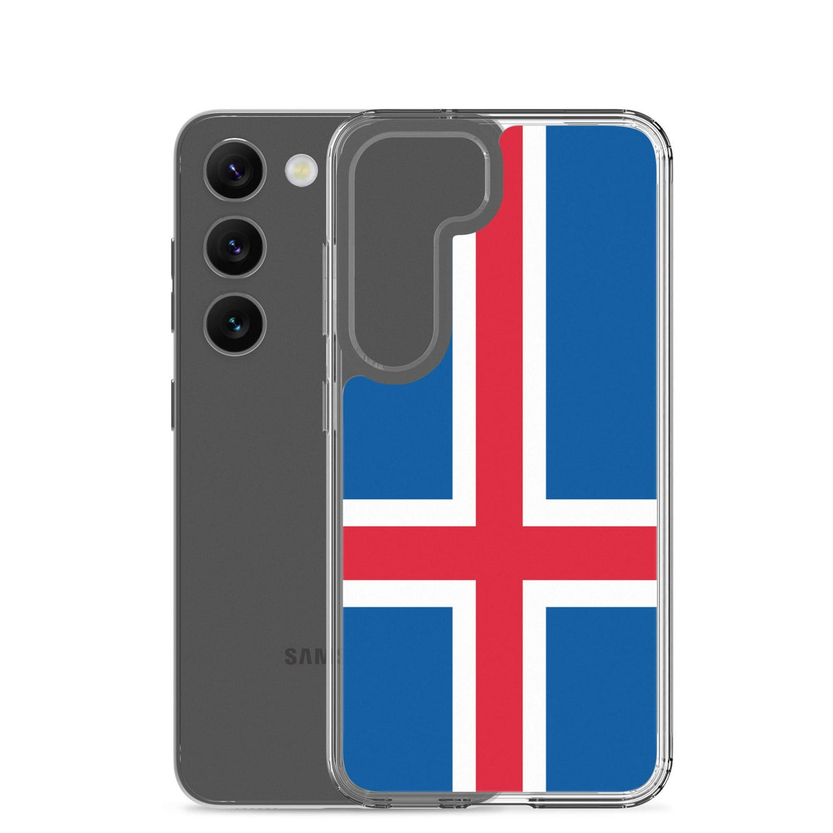 Coque Téléphone Drapeau de l'Islande - Pixelforma