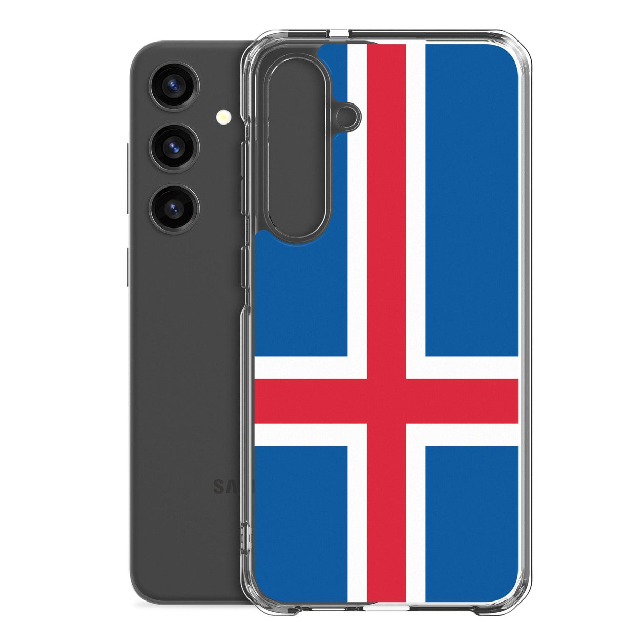 Coque Téléphone Drapeau de l'Islande - Pixelforma