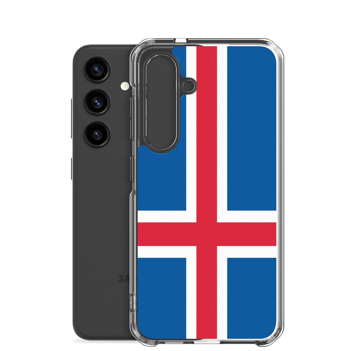 Coque Téléphone Drapeau de l'Islande - Pixelforma