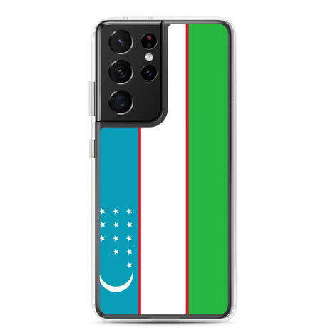 Coque Téléphone Drapeau de l'Ouzbékistan - Pixelforma