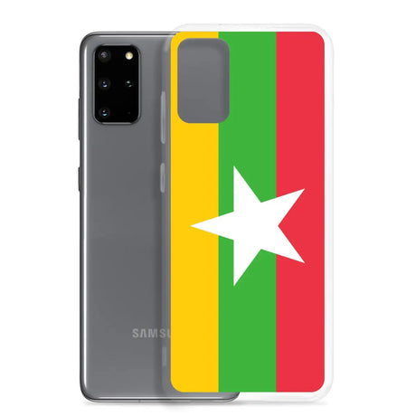 Coque téléphone drapeau de la birmanie - pixelforma
