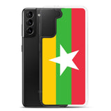 Coque Téléphone Drapeau de la Birmanie - Pixelforma