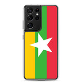 Coque Téléphone Drapeau de la Birmanie - Pixelforma