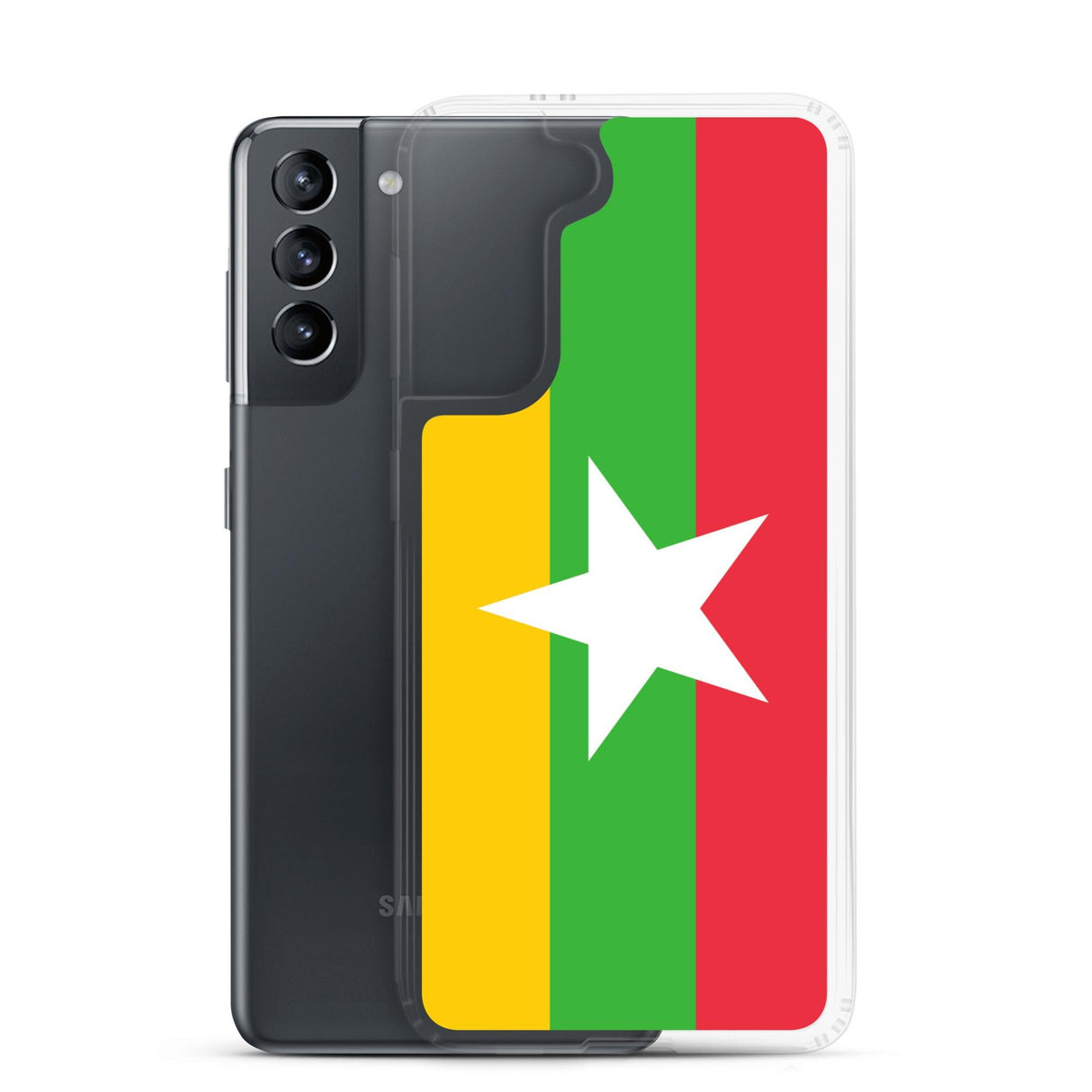 Coque Téléphone Drapeau de la Birmanie - Pixelforma