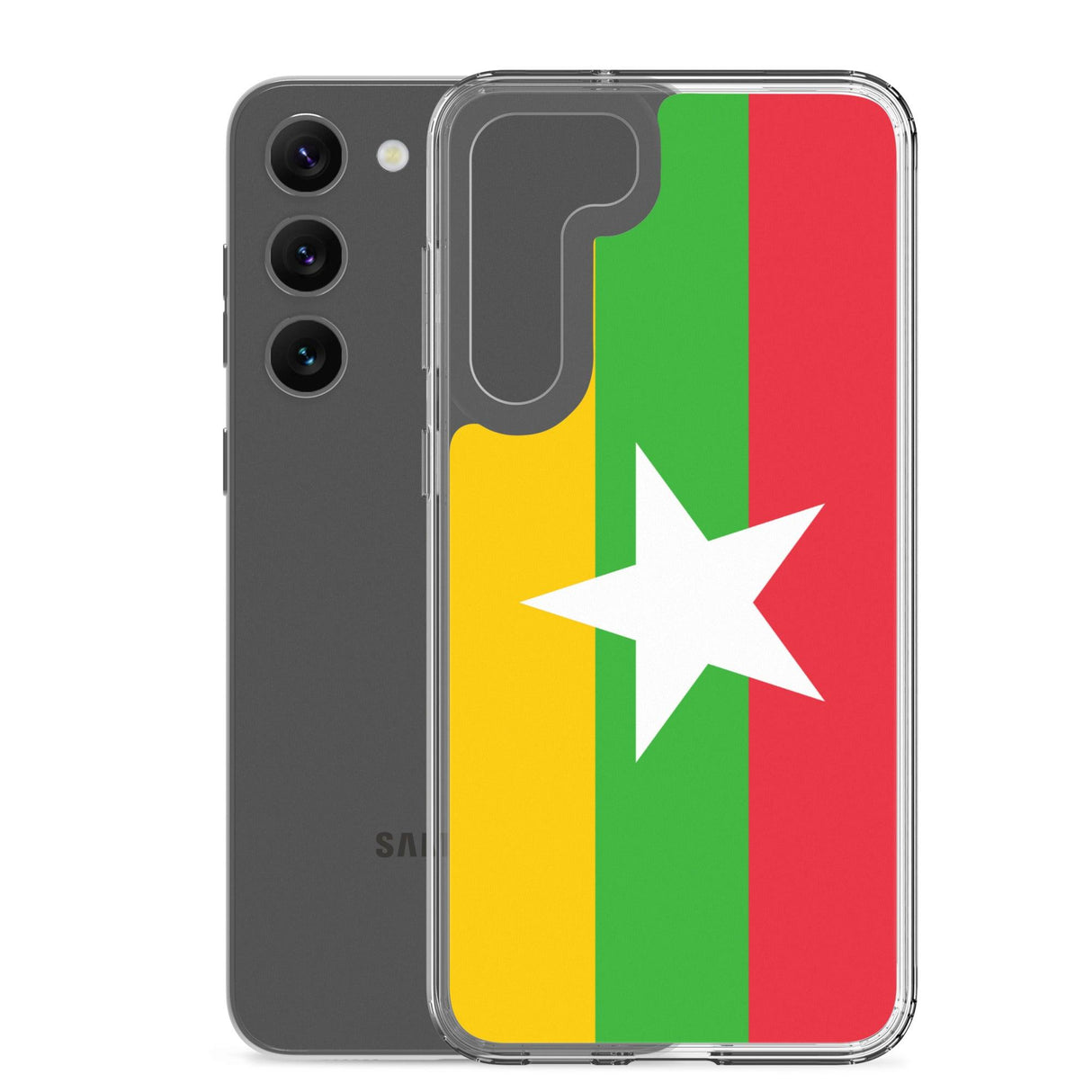 Coque Téléphone Drapeau de la Birmanie - Pixelforma