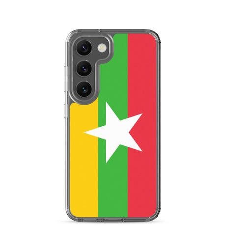 Coque Téléphone Drapeau de la Birmanie - Pixelforma