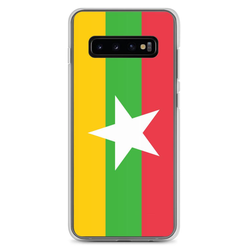 Coque Téléphone Drapeau de la Birmanie - Pixelforma