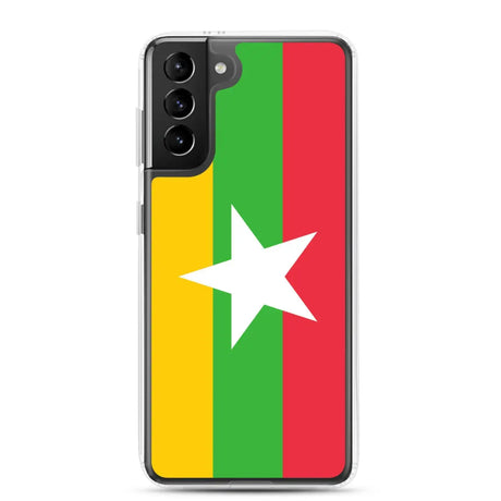 Coque téléphone drapeau de la birmanie - pixelforma