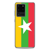 Coque Téléphone Drapeau de la Birmanie - Pixelforma