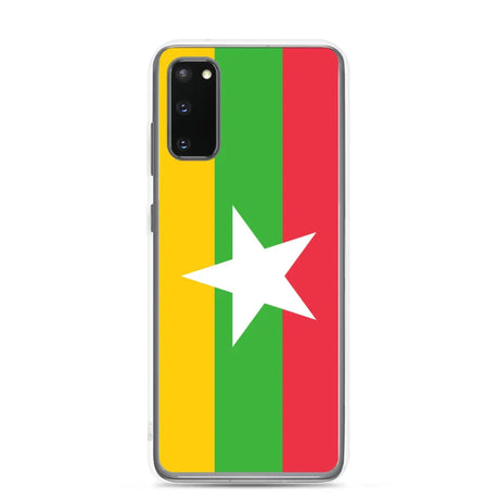 Coque téléphone drapeau de la birmanie - pixelforma