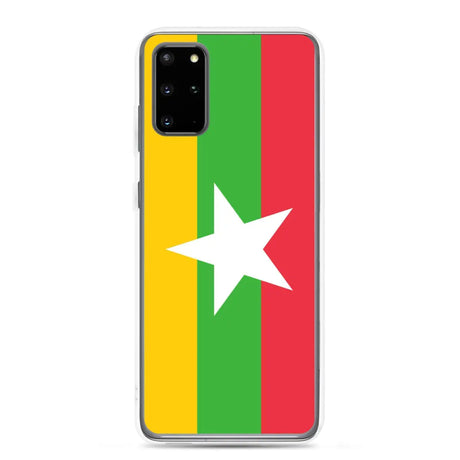 Coque téléphone drapeau de la birmanie - pixelforma