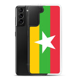 Coque Téléphone Drapeau de la Birmanie - Pixelforma 