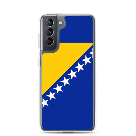 Coque Téléphone Drapeau de la Bosnie-Herzégovine - Pixelforma