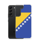 Coque Téléphone Drapeau de la Bosnie-Herzégovine - Pixelforma