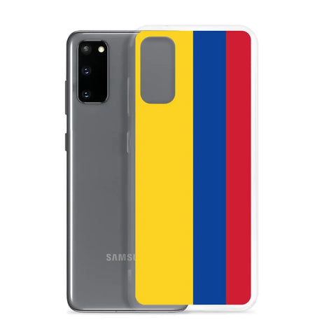 Coque téléphone drapeau de la colombie - pixelforma