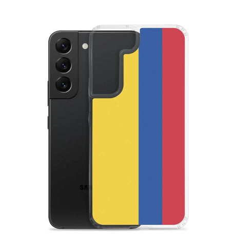Coque téléphone drapeau de la colombie - pixelforma