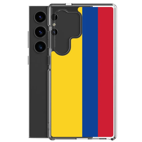Coque téléphone drapeau de la colombie - pixelforma