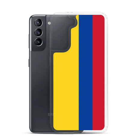 Coque téléphone drapeau de la colombie - pixelforma
