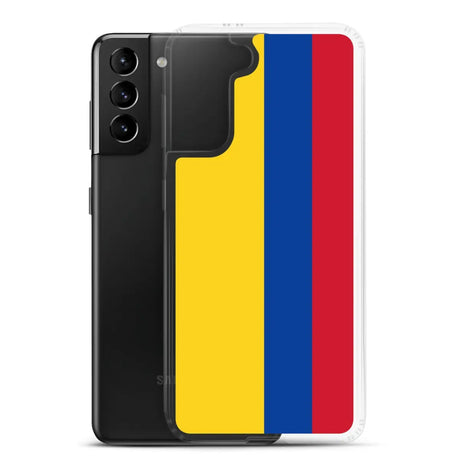 Coque téléphone drapeau de la colombie - pixelforma