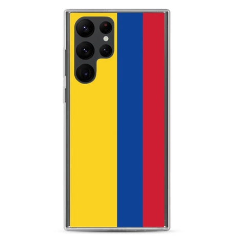 Coque téléphone drapeau de la colombie - pixelforma