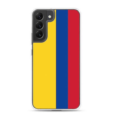 Coque téléphone drapeau de la colombie - pixelforma
