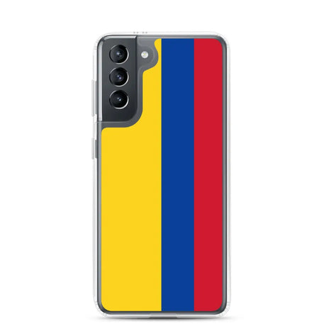 Coque téléphone drapeau de la colombie - pixelforma