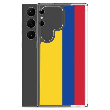 Coque téléphone drapeau de la colombie - pixelforma
