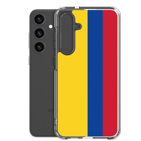 Coque téléphone drapeau de la colombie - pixelforma