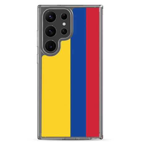 Coque téléphone drapeau de la colombie - pixelforma