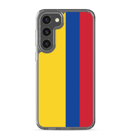 Coque téléphone drapeau de la colombie - pixelforma