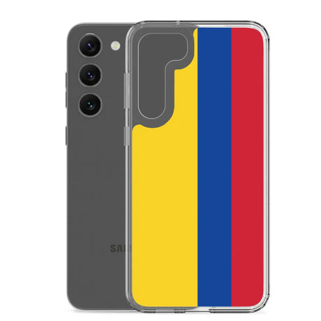Coque téléphone drapeau de la colombie - pixelforma