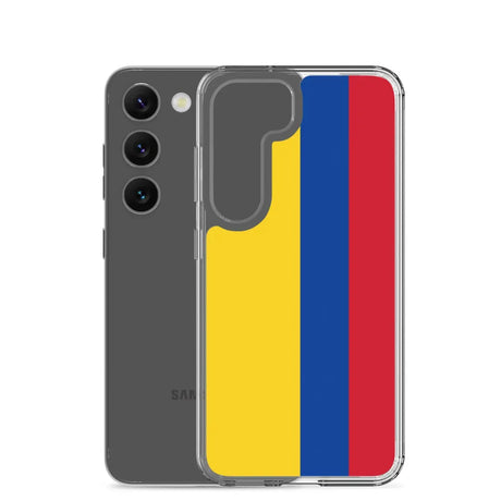 Coque téléphone drapeau de la colombie - pixelforma