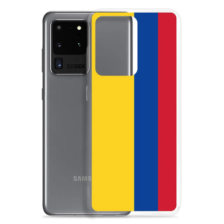 Coque téléphone drapeau de la colombie - pixelforma