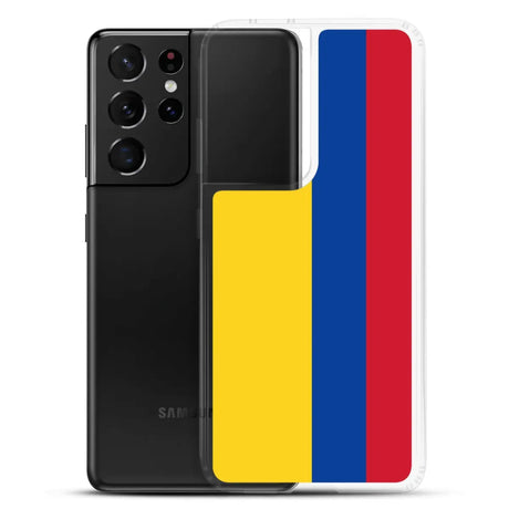 Coque téléphone drapeau de la colombie - pixelforma
