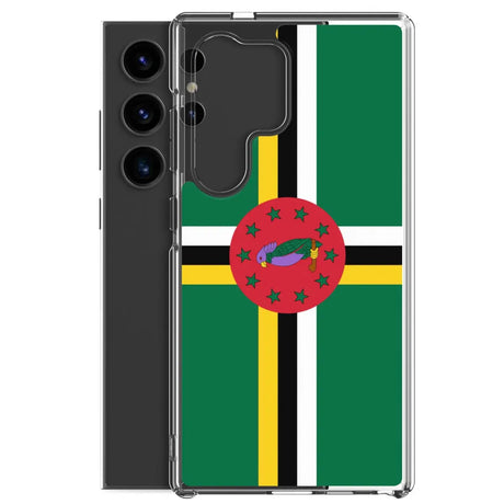 Coque téléphone drapeau de la dominique - pixelforma