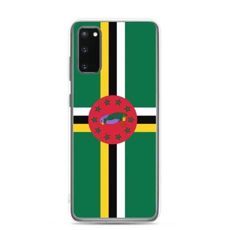 Coque téléphone drapeau de la dominique - pixelforma