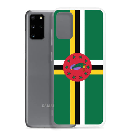 Coque téléphone drapeau de la dominique - pixelforma
