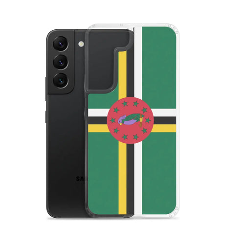 Coque téléphone drapeau de la dominique - pixelforma
