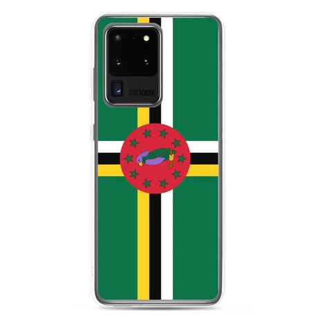 Coque téléphone drapeau de la dominique - pixelforma